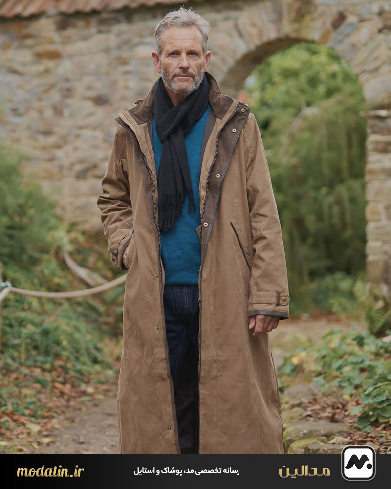استایل زمستانه با بارانی بلند مردانه؛ بازگشت به اصالت