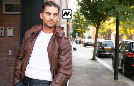 Men's leather jackets and coats