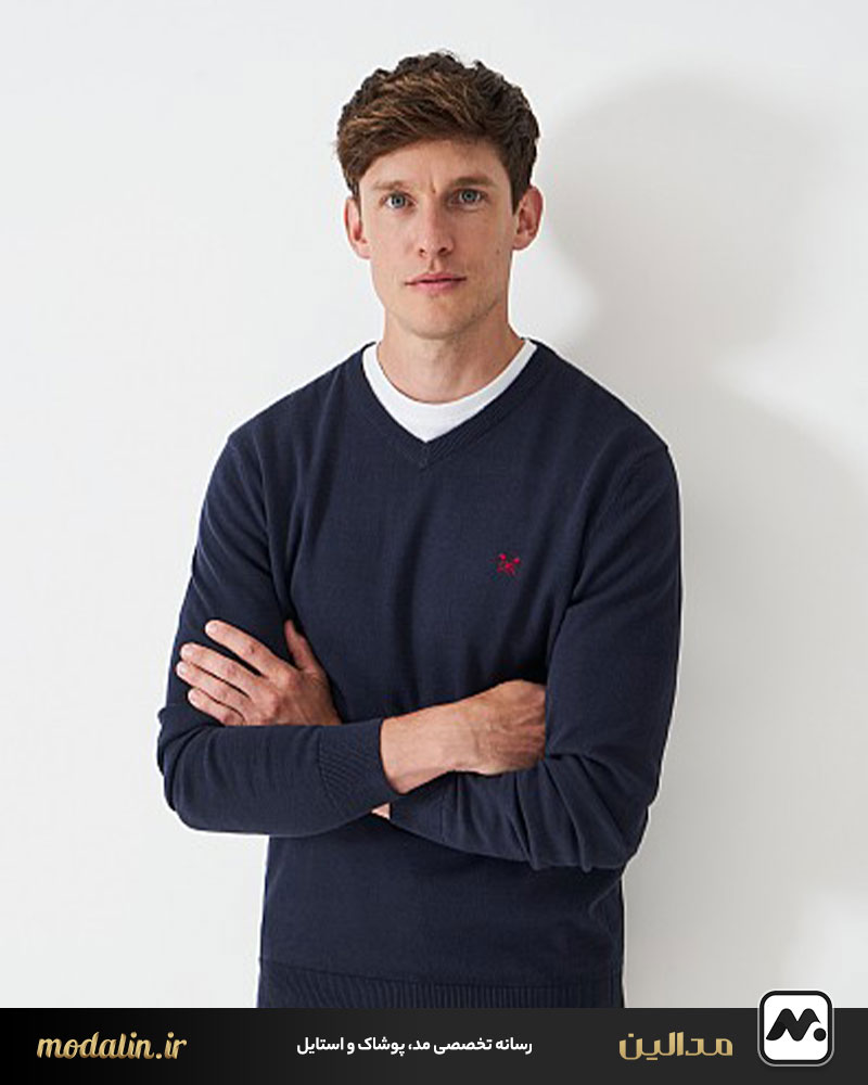 پلیور یقه هفت؛ انتخابی برای مردان خوش‌پوش