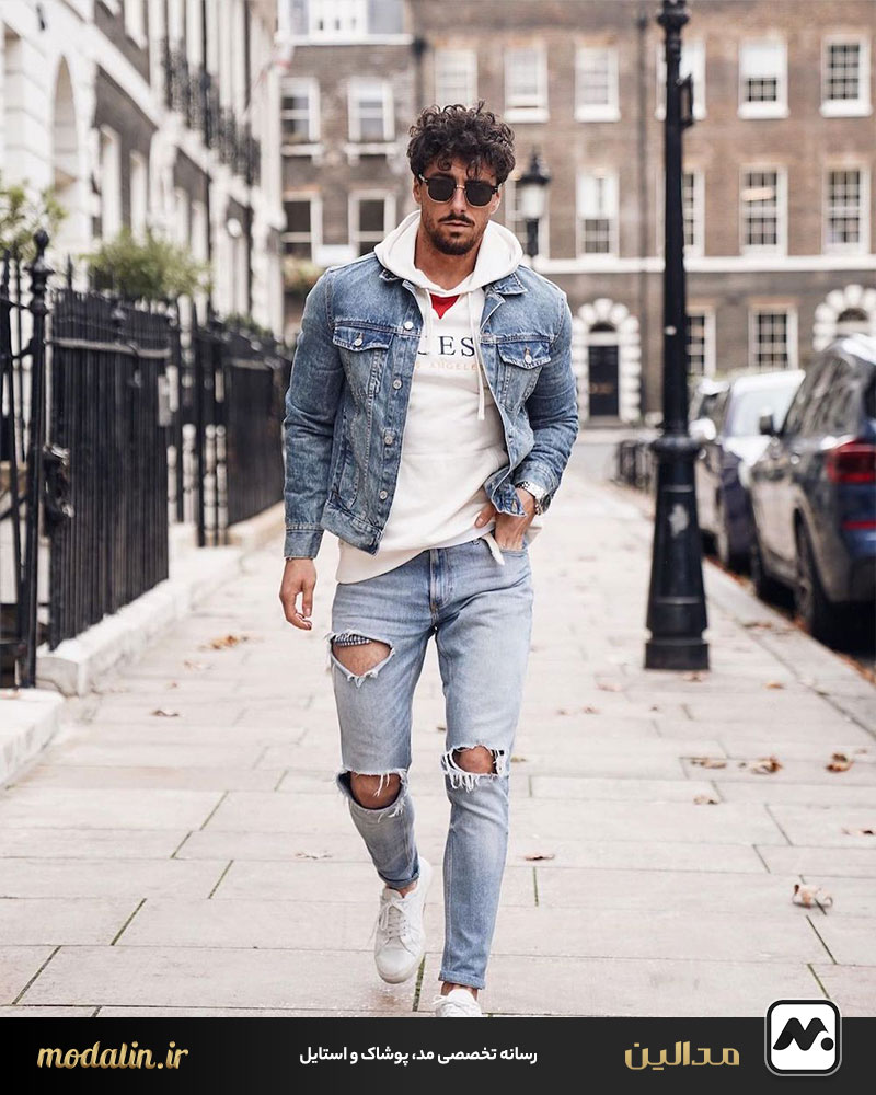 راهکار حرفهای برای ست کردن همزمان چند آیتم جین (Double Denim)