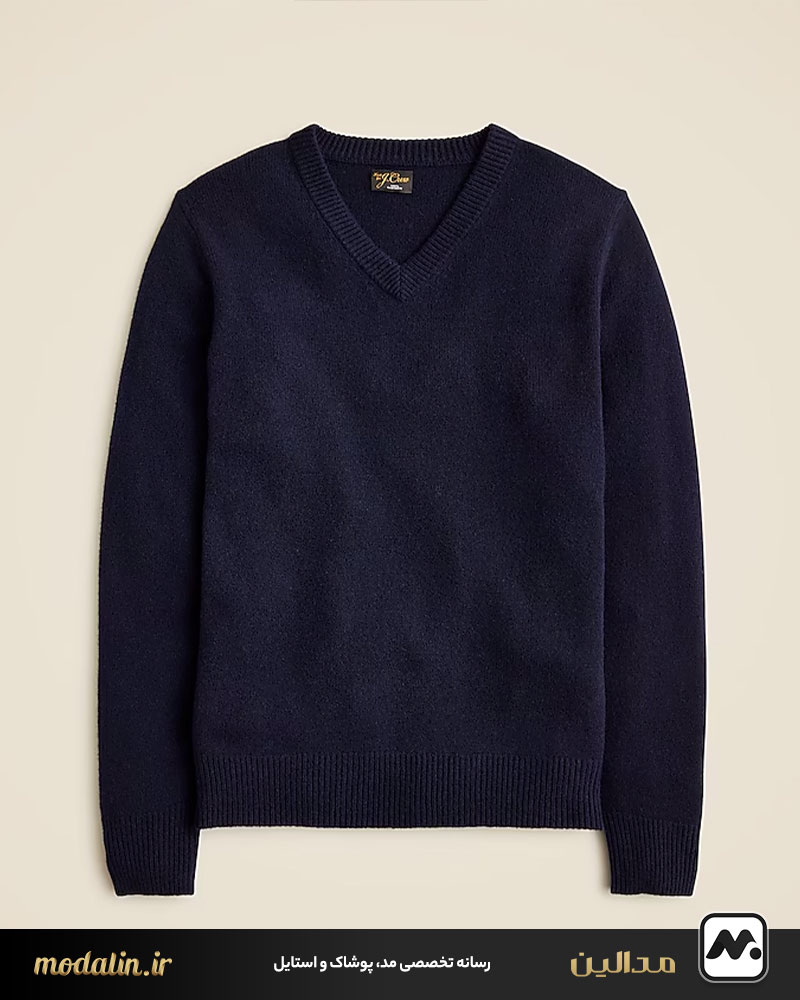 پلیور یقه هفت مردانه