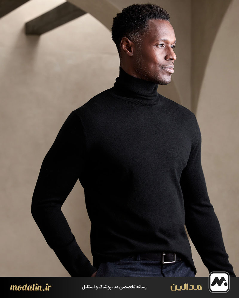 پلیور یقه اسکی مردانه