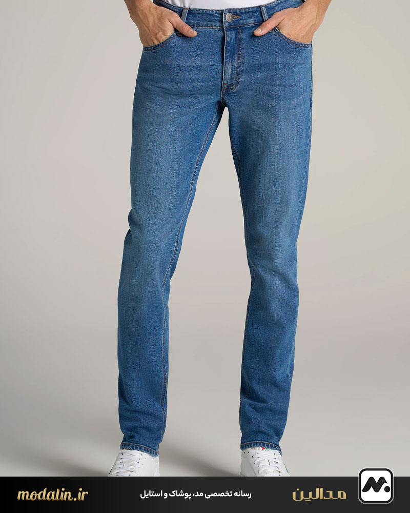 شلوار جین مخروطی (Tapered Jeans)