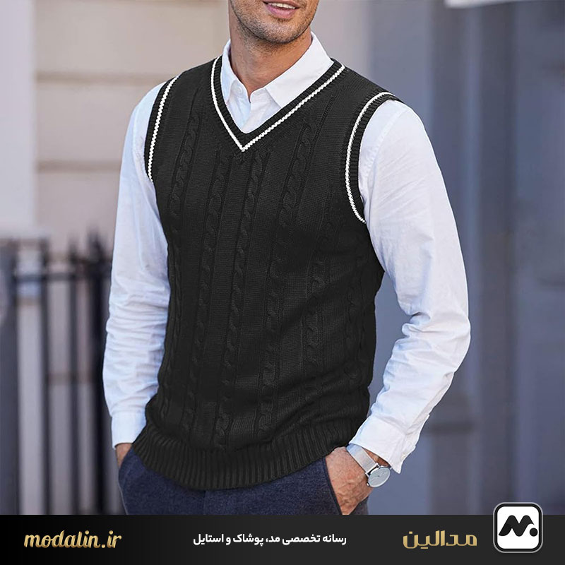 ژیله یا پلیور بدون آستین؛ راهی جذاب برای تنوع در استایل مردانه