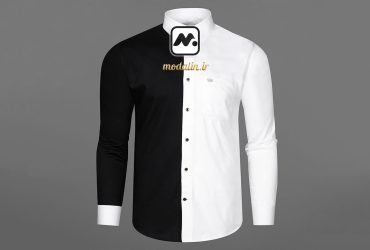 Formal men's shirt, white or black
