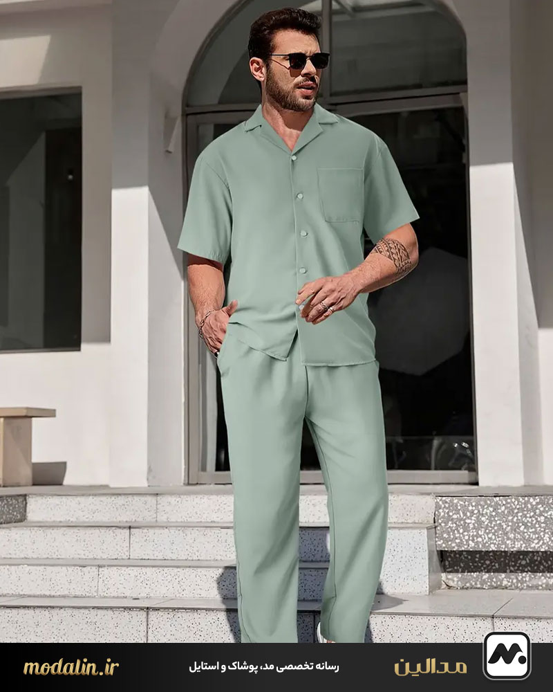 ست پیراهن و شلوار مردانه مناسب بهار و تابستان