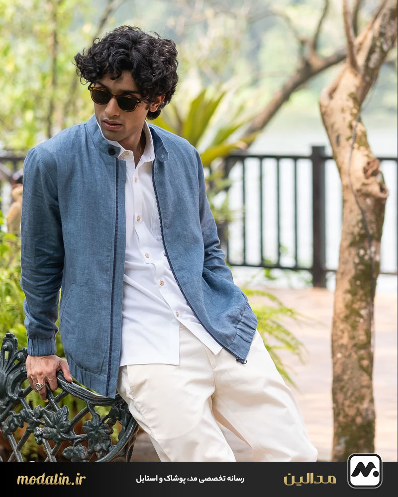 ست کت جین با شلوار کتان