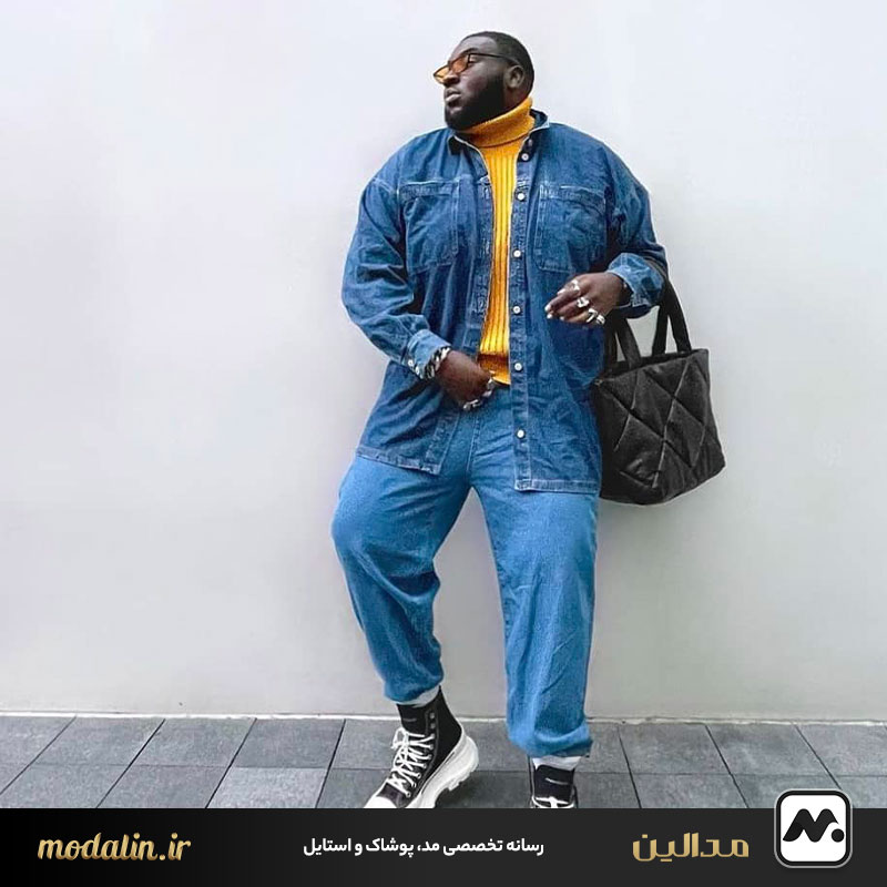 نکاتی تخصصی برای افراد چاق در ست کردن کت جین