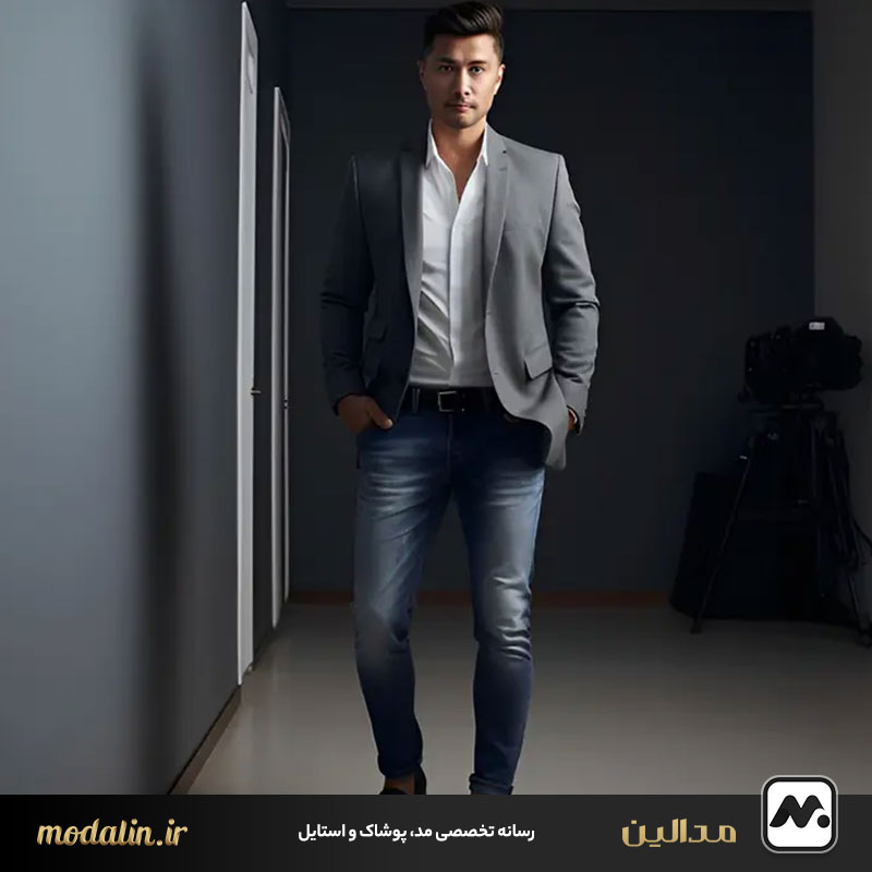 ست شلوار جین مردانه برای محل کار