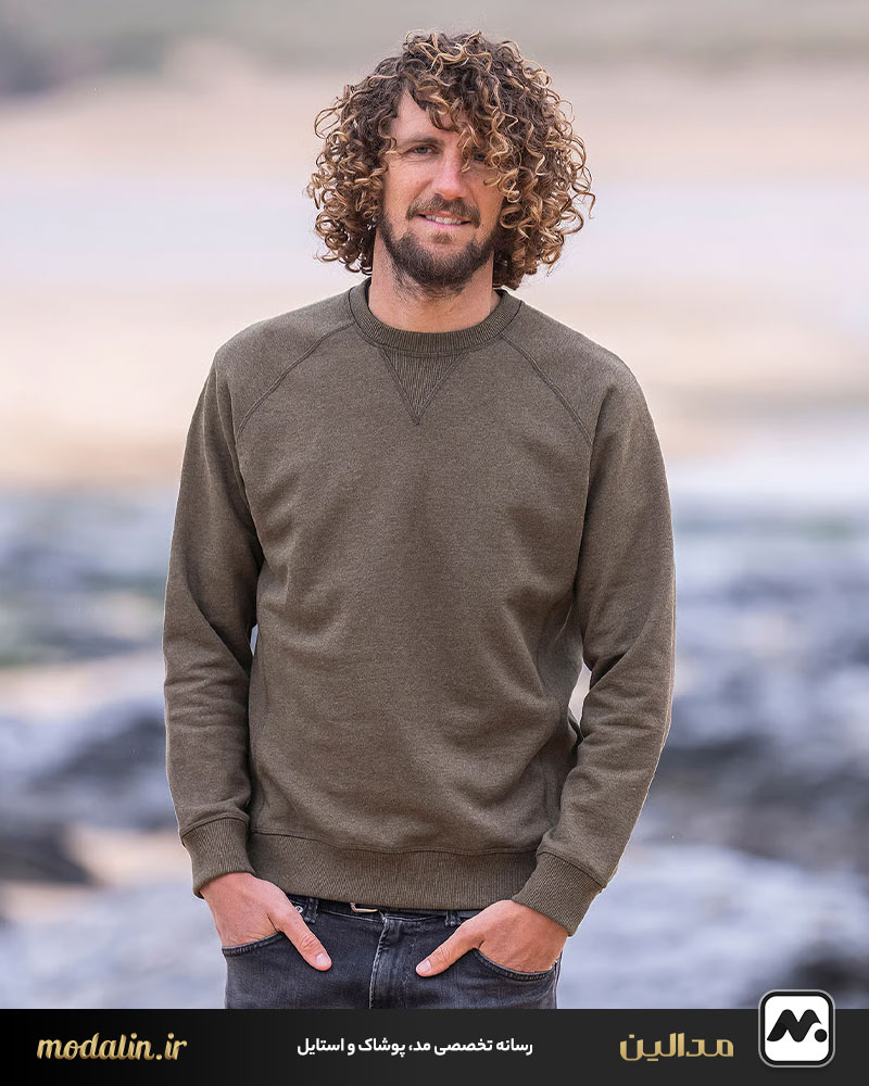 پلیور یقه هفت مردانه