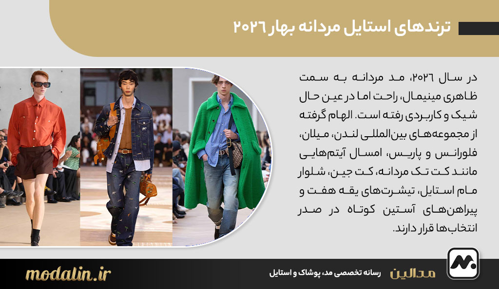 ترندهای استایل مردانه بهار 2026