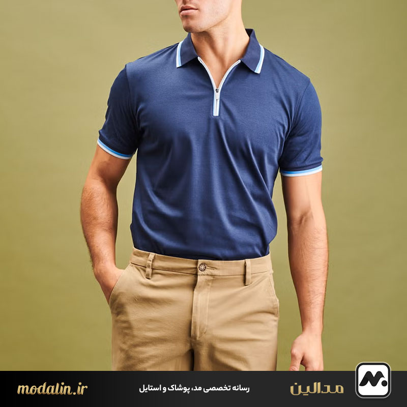 پولوشرت با شلوارک یا شلوار پارچهای، مخصوص تابستان