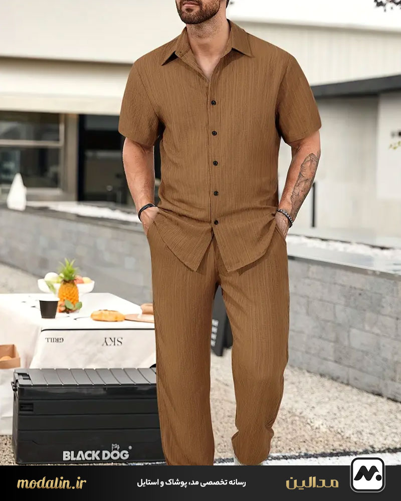 ست پیراهن و شلوار مردانه خانگی