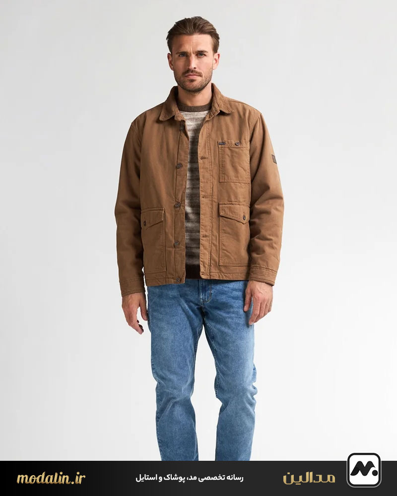 جین با پولیور یا ژاکت نازک