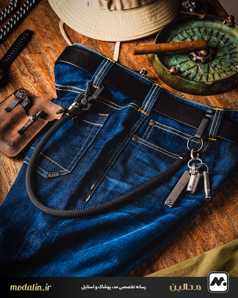 اصول ست کردن اکسسوری مردانه با شلوار جین محل کار
