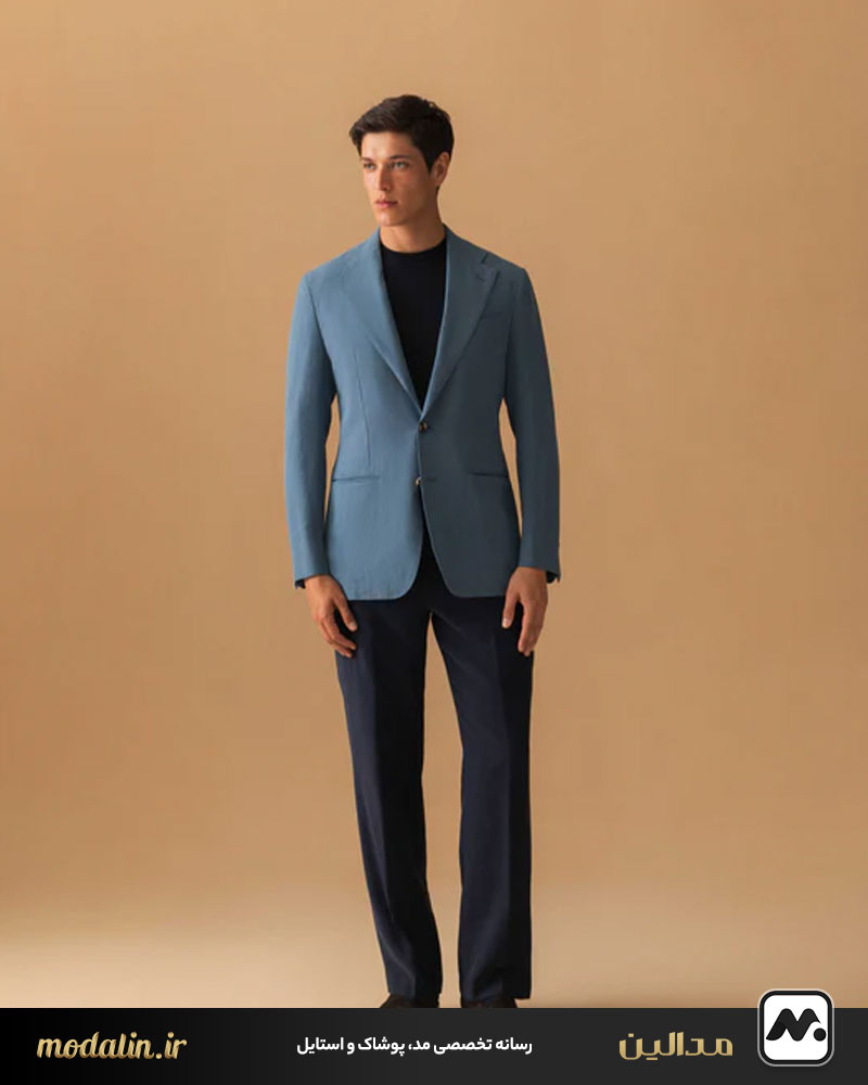 کت تک مردانه با شلوار کتان؛ ترکیب جوان‌پسند و بهاره