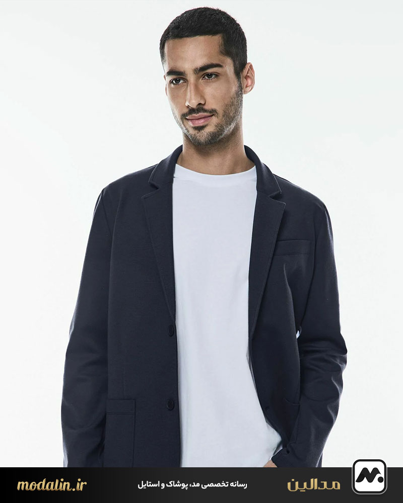 کت تک مردانه با تیشرت؛ الهام از ستارگان هالیوود