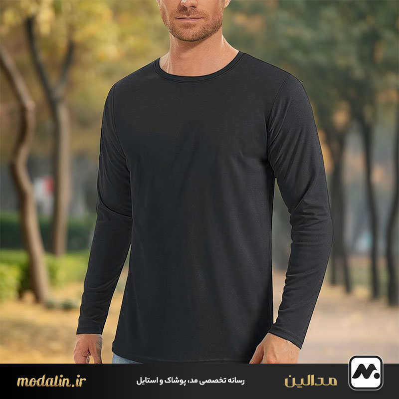 بهترین برندها و جنس‌های تیشرت آستین بلند مردانه برای پاییز