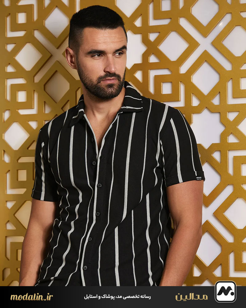 تیپ مردانه اسپرت سیاه و سفید