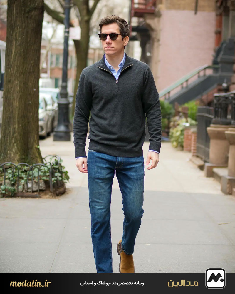 استایل کژوال یا روزمره با پلیور