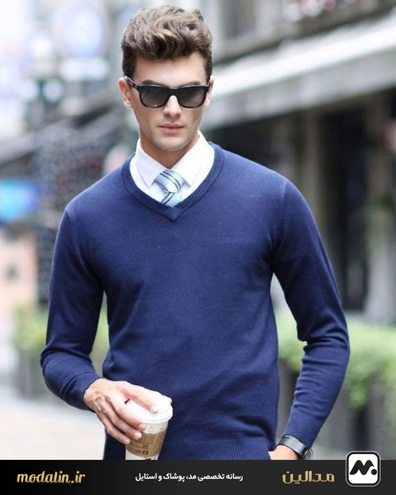 استایل نیمهرسمی با پلیور