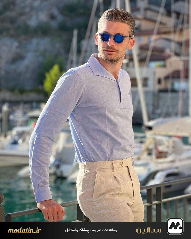 استایل کژوال و غیررسمی با تیشرت یقه‌دار