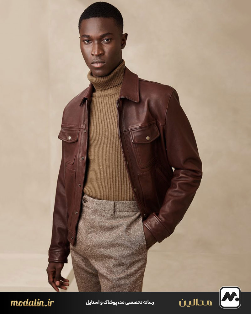 بلوز یقه اسکی و کت چرم مردانه؛ بازگشت به دهه ۵۰ و ۶۰ میلادی