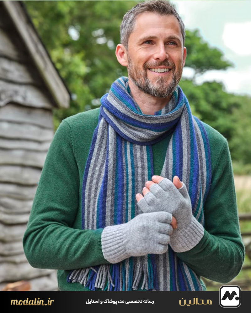 انتخاب جنس مناسب شال گردن مردانه