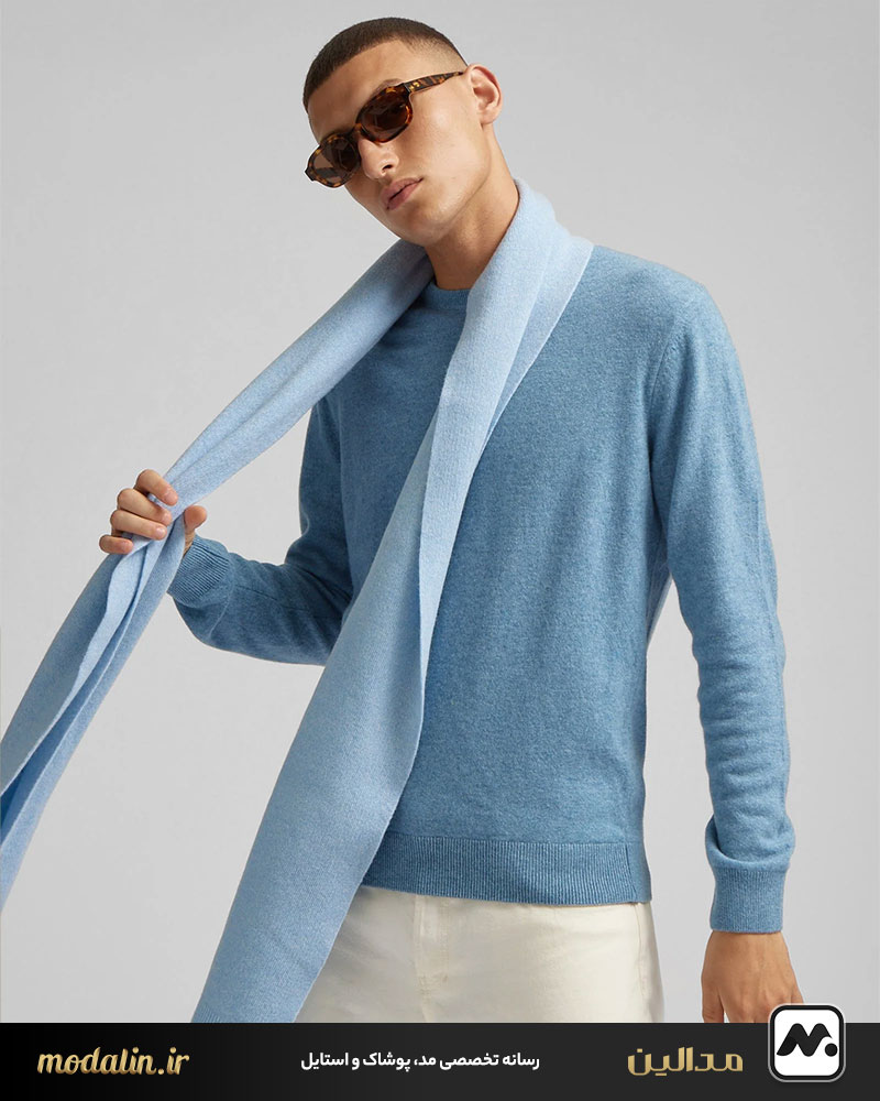 جنس ایده‌آل شال گردن مردانه چیست؟
