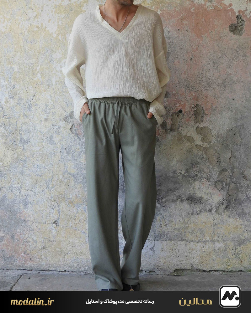 چگونه با شلوار کتان تیپ کژوال و اسپرت بسازیم؟