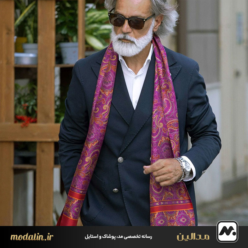 شال گردن مردانه برای موقعیت رسمی بهتر است چه رنگی باشد؟