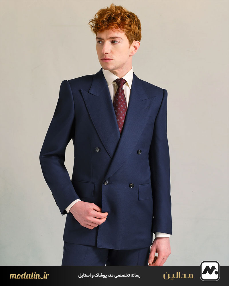کت دبل برست چهار دکمه