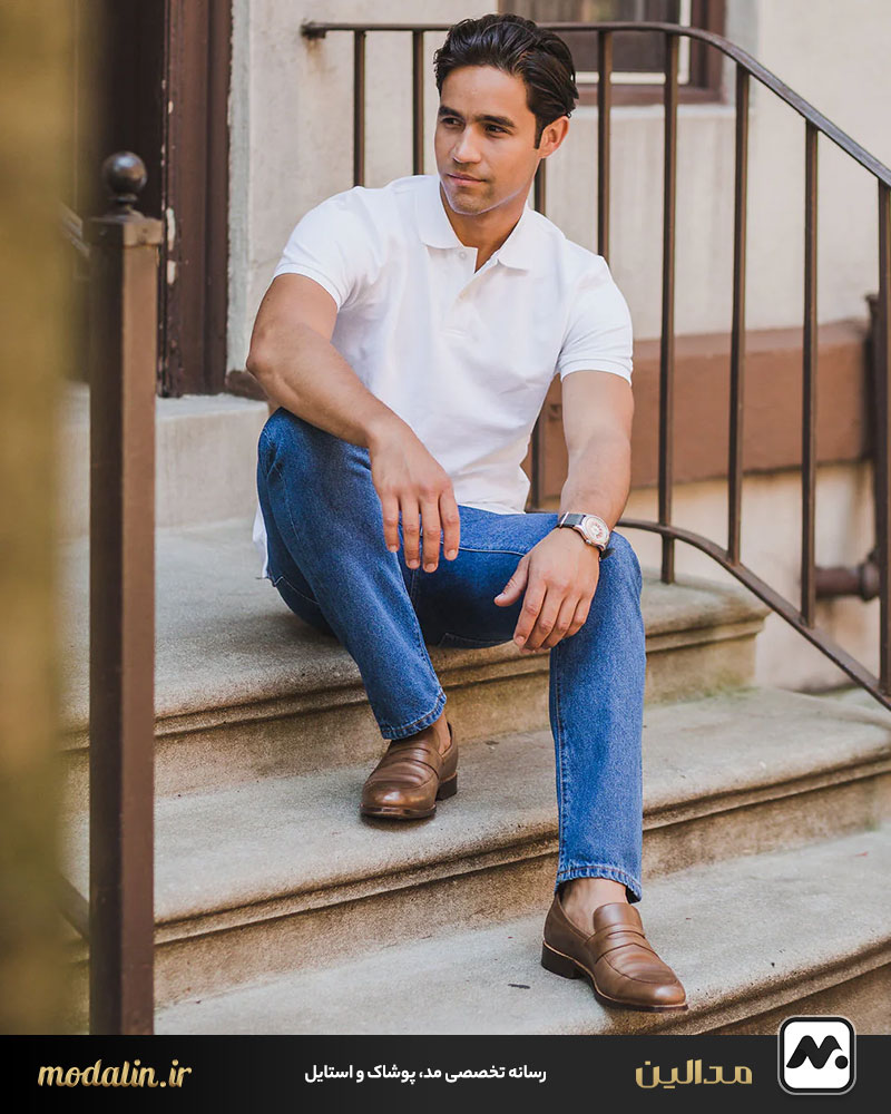 بهترین کفش برای ست کردن با تیشرت یقه‌دار