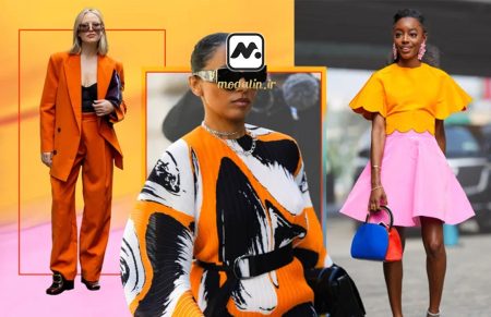 ایده‌های استایل تابستانی با زرد و نارنجی برای خانم‌ها