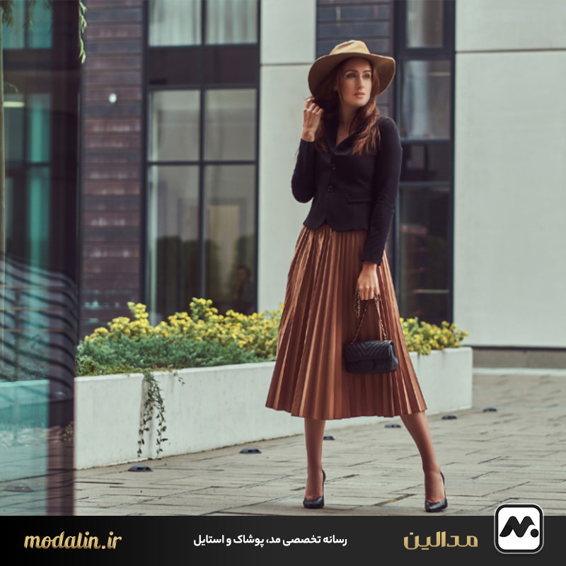 دامن تا زانو؛ تعادل و زیبایی