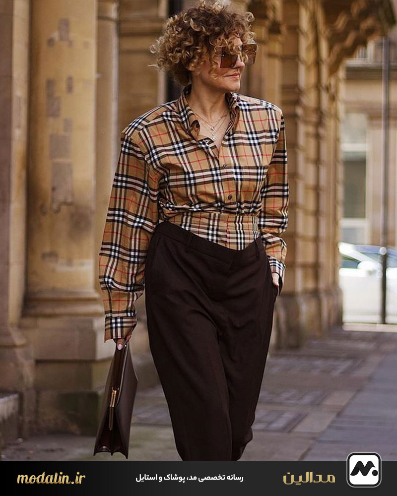 طرح شطرنجی بِربری (Burberry)