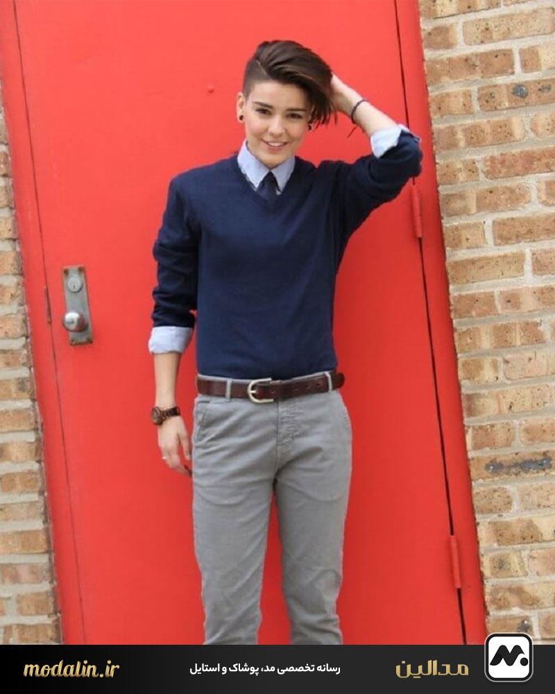 شلوار پارچه‌ای یا کتان با ساس بند