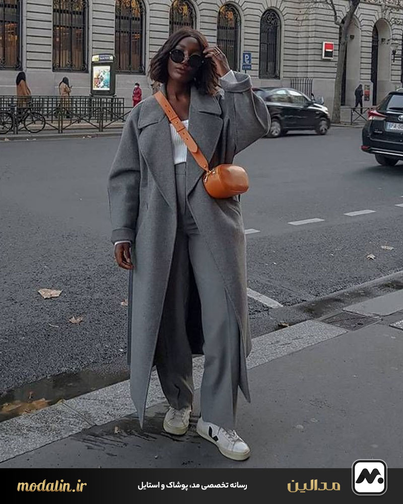 طوسی در کنار نارنجی؛ یک استایل متفاوت و خاص