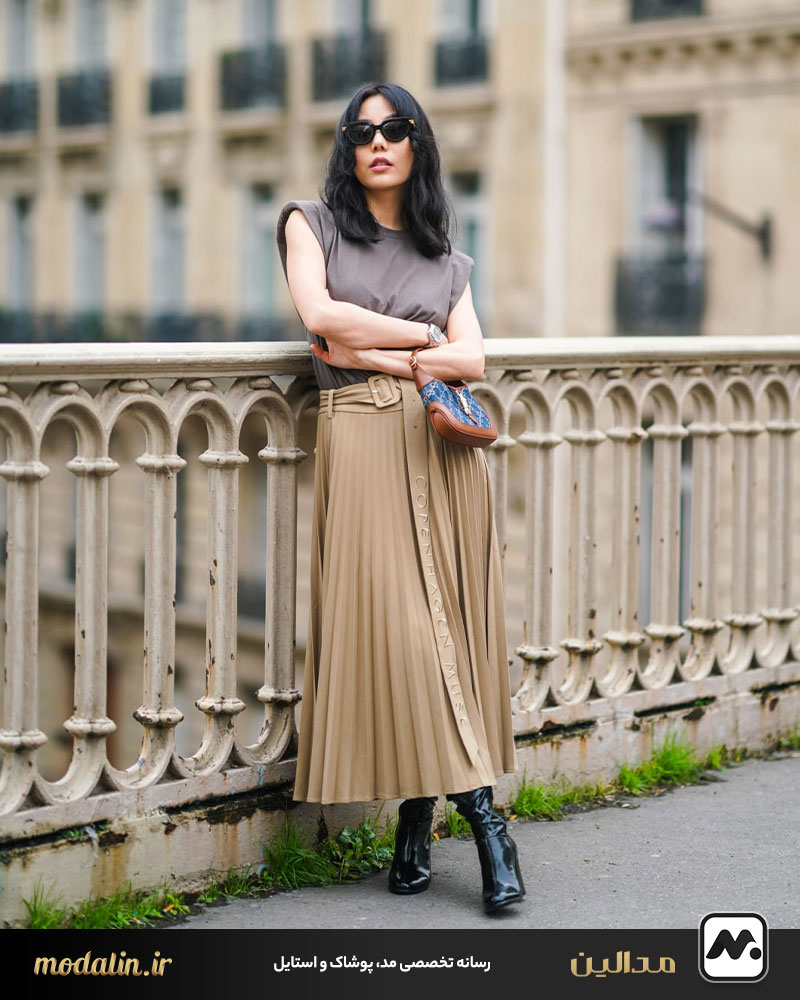 دامن پلیسه زنانه مجلسی