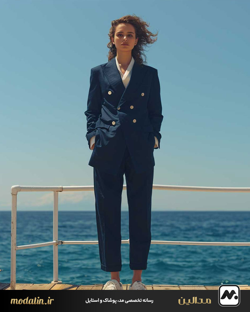 کت و شلوار سرمه ای