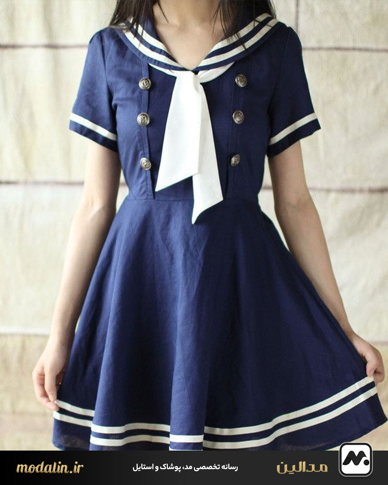 لباس مدل ملوانی و رنگ آبی