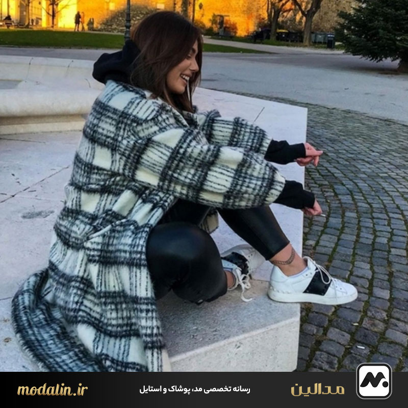 انتخاب کفش مناسب با مانتو چهارخانه