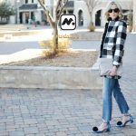 انواع طرح مانتو چهارخانه