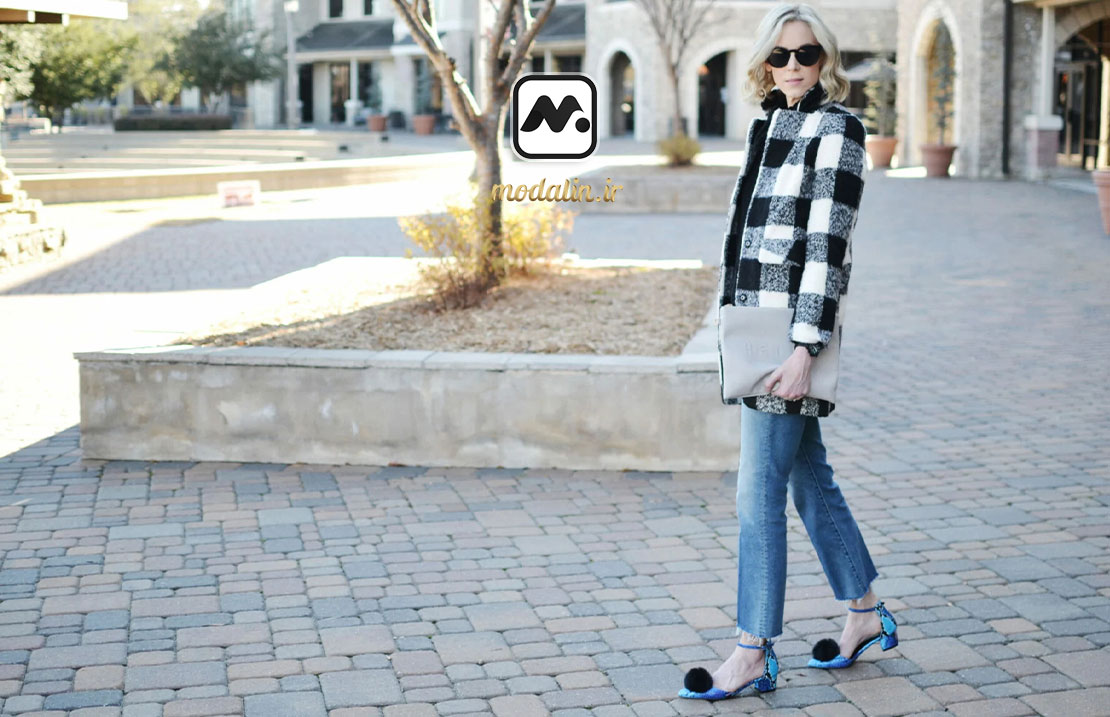 انواع طرح مانتو چهارخانه