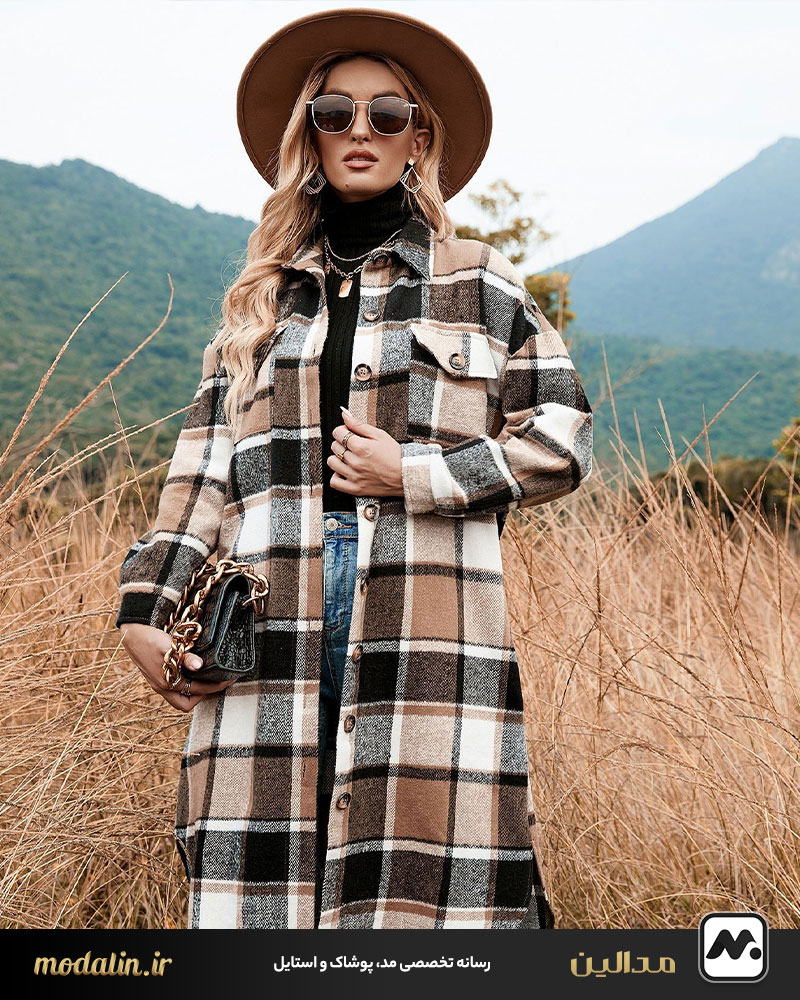 اکسسوریهای مناسب با مانتو چهارخانه