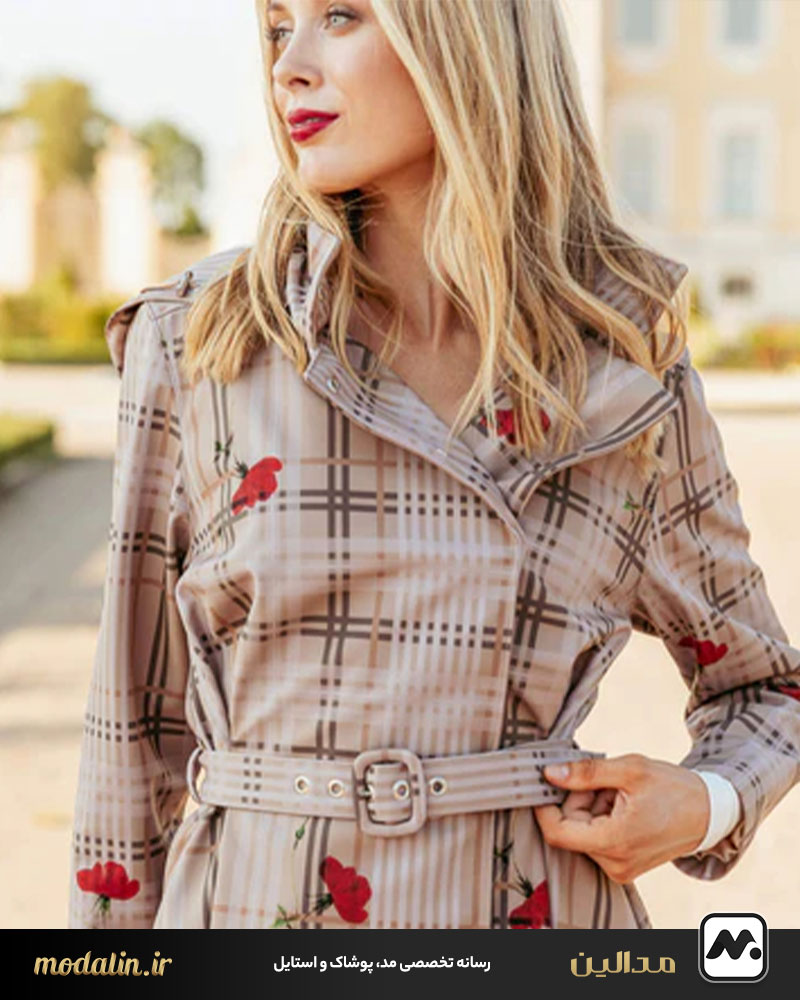 راز جذابیت با مانتو چهارخانه