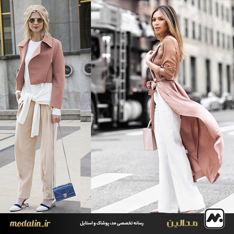 مانتو یا کت صورتی