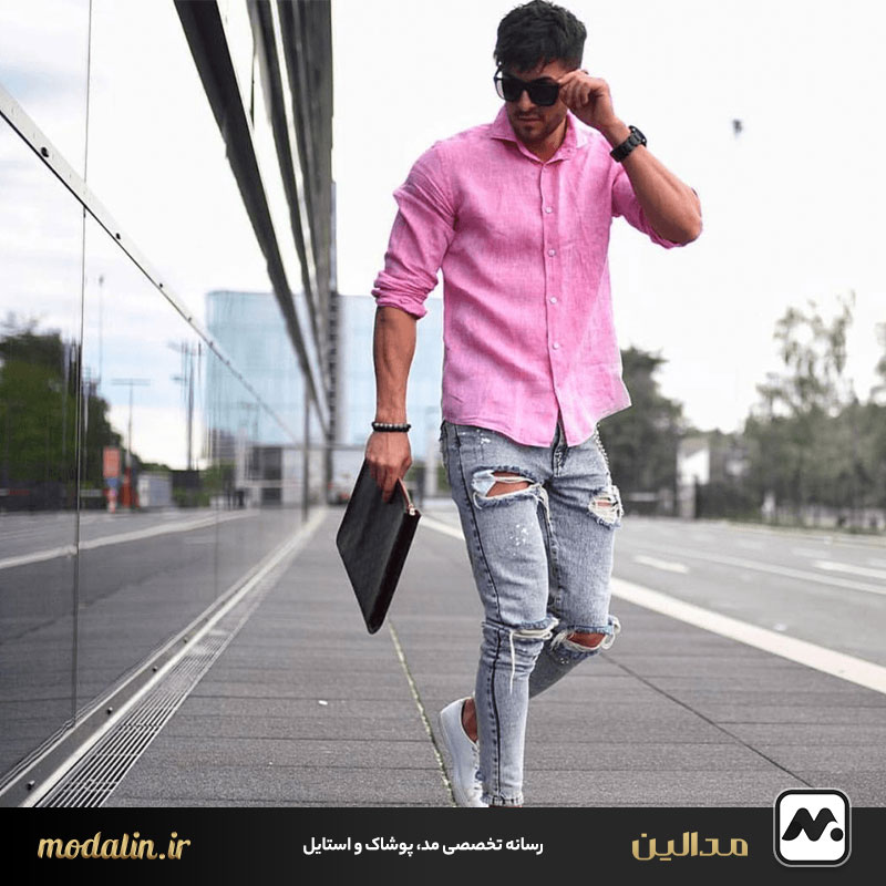 صورتی و جین: ترکیب کلاسیک بدون محدودیت