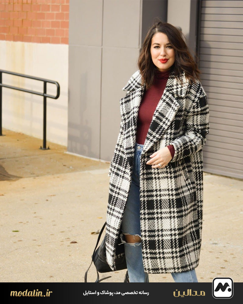 چگونه پالتو چهارخانه مناسب اندام خود انتخاب کنیم؟