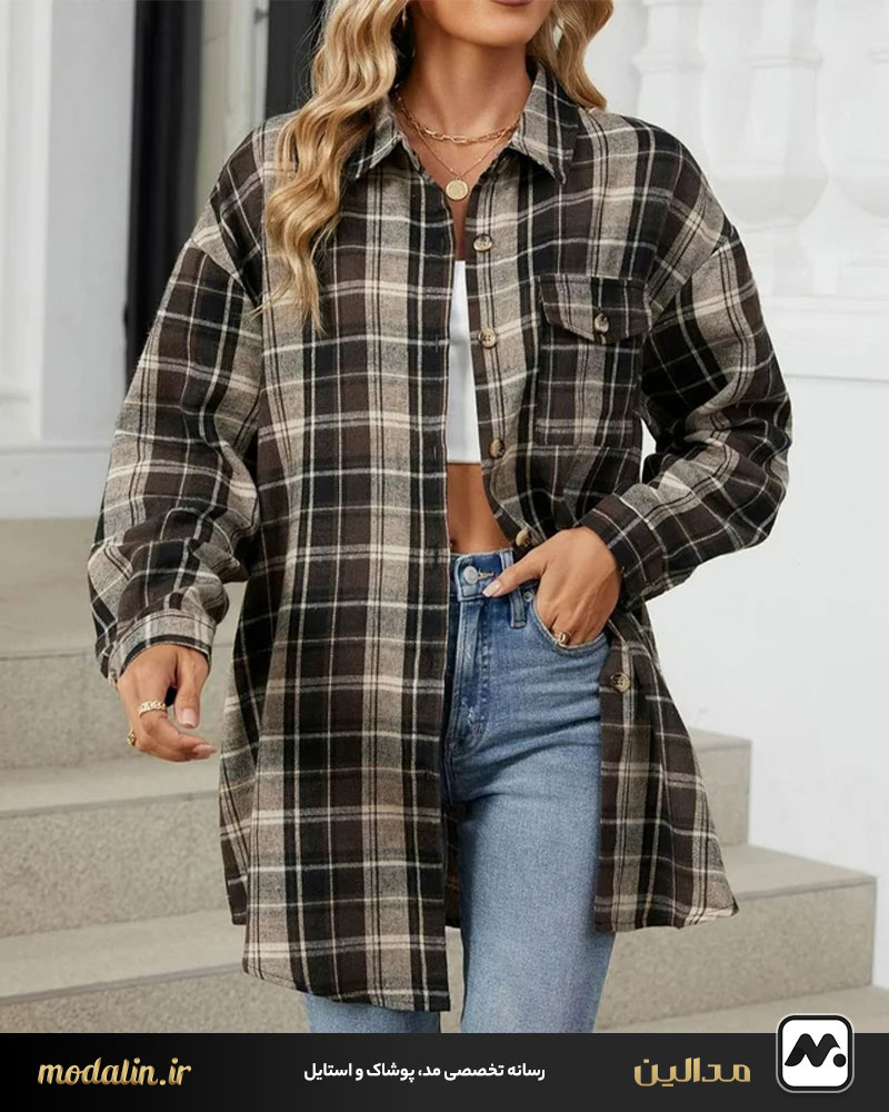 معرفی مدلهای پرطرفدار پیراهن چهارخانه دخترانه